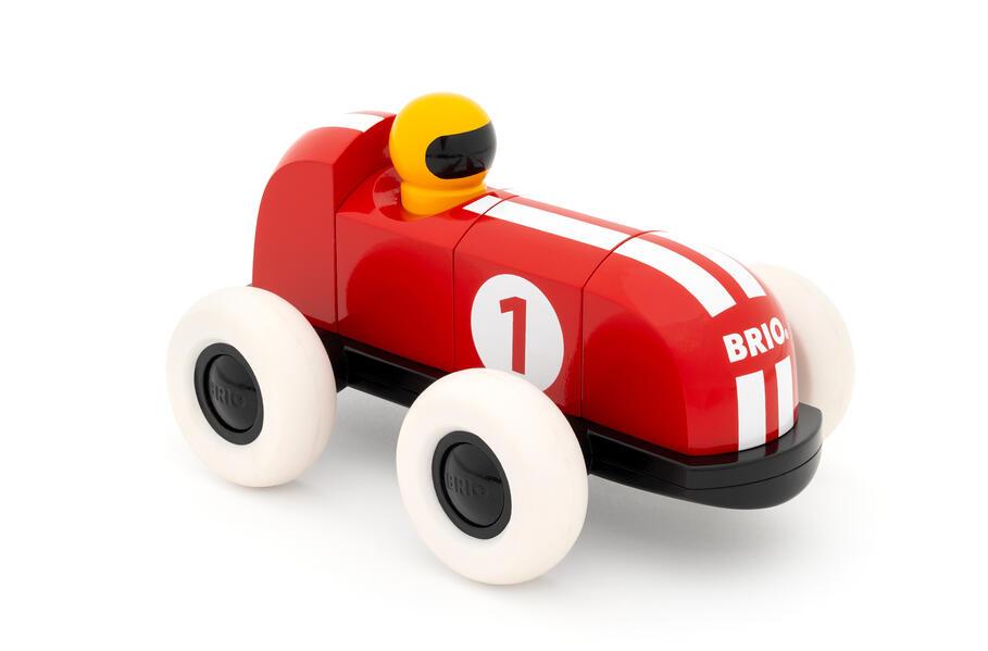 BRIO - 30435 Rennwagen aus magnetischen Bausteinen | Spielzeugauto für Kinder ab 12 Monaten