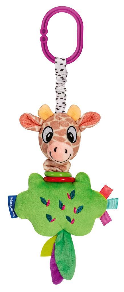 Ravensburger 4851 Play+ Zappel-Giraffe, Kuscheltier mit lustigem Spieleffekt, Baby-Spielzeug ab 0 Monate