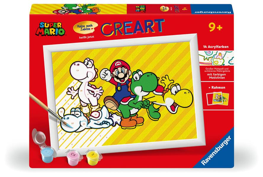 Ravensburger CreArt 23957 - Malen nach Zahlen Super Mario - Kinder ab 9 Jahren