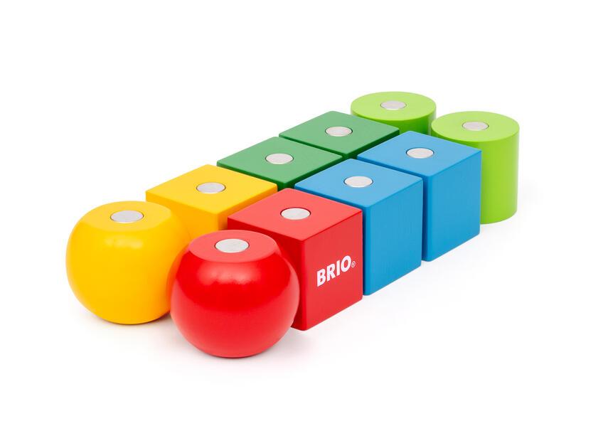 BRIO - Bunte magnetische Bausteine