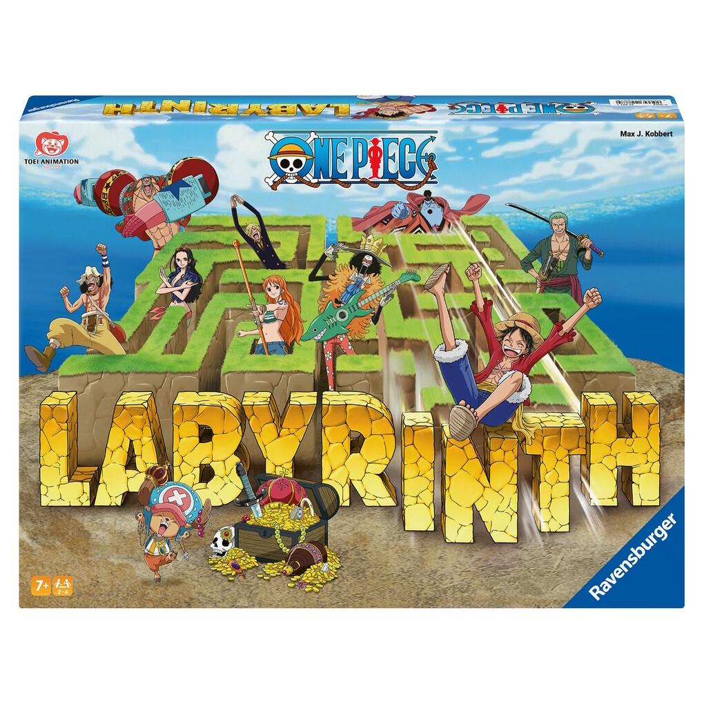 Ravensburger 22887 - One Piece Labyrinth - Der Spieleklassiker für 2-4 Spieler ab 7 Jahren im Look einer der erfolgreichsten Anime-Serien aller Zeiten