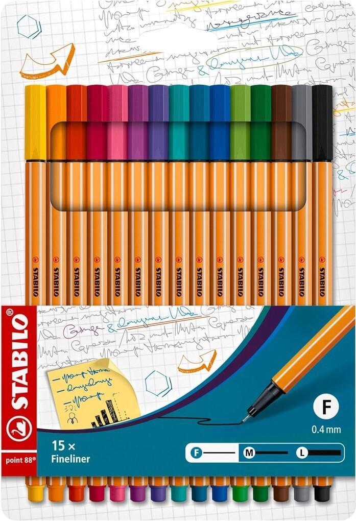 STABILO Fineliner point 88® 15er Set