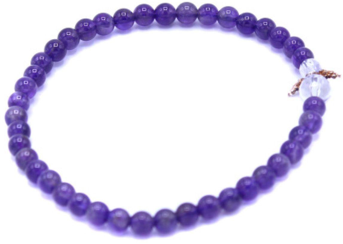 Amethyst Schutzengel Edelsteinarmband