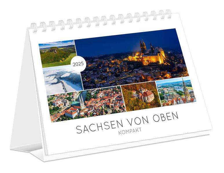 Kalender Sachsen von oben kompakt 2025