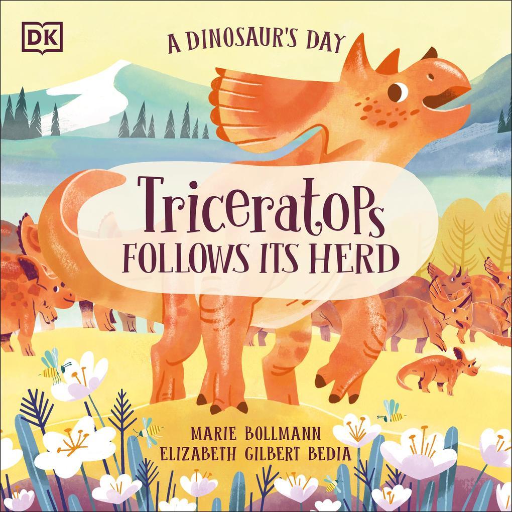 A Dinosaur's Day: Triceratops Follows Its Herd