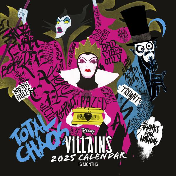 Disney Villains 2025 30X30 Broschürenkalender