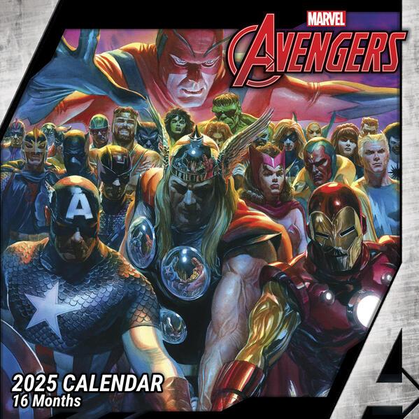 Avengers 2025 30X30 Broschürenkalender