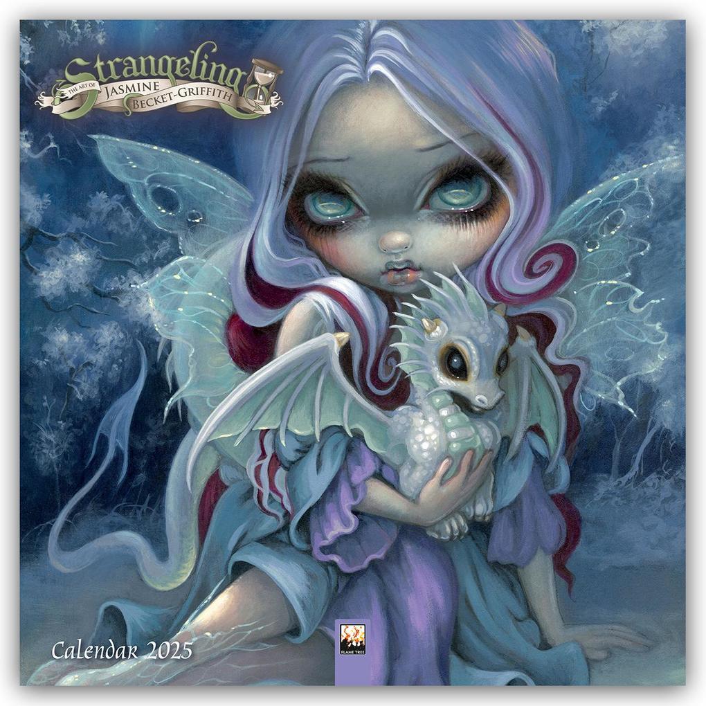 Strangeling by Jasmine Becket-Griffith Wall Calendar 2025 (Art Calendar)