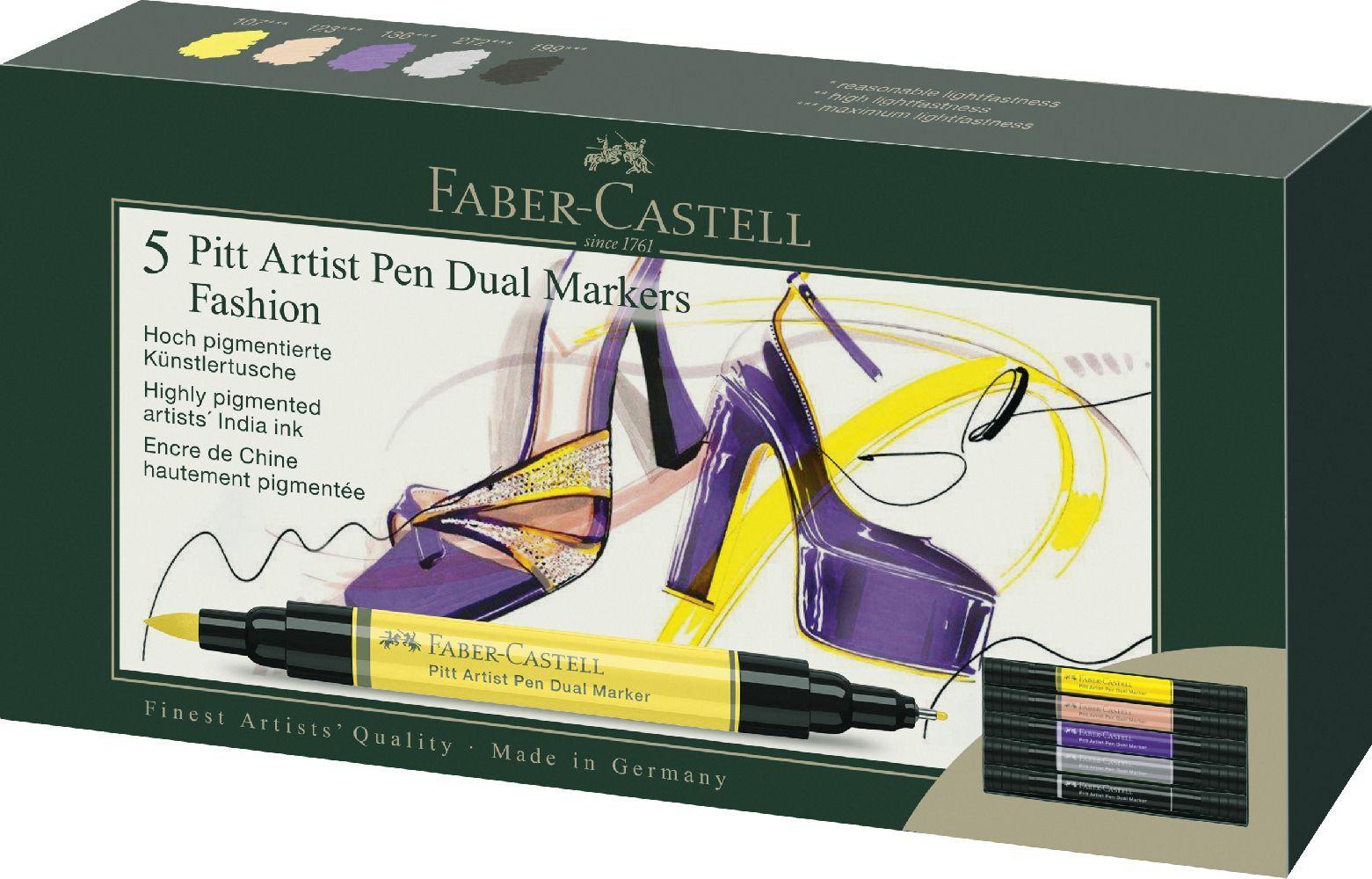 Tuschestift PAP Dual Marker 5x Fashion