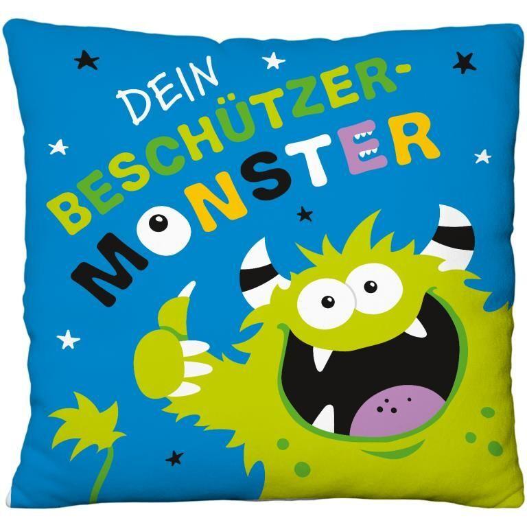 Plüschkissen Motiv Monster