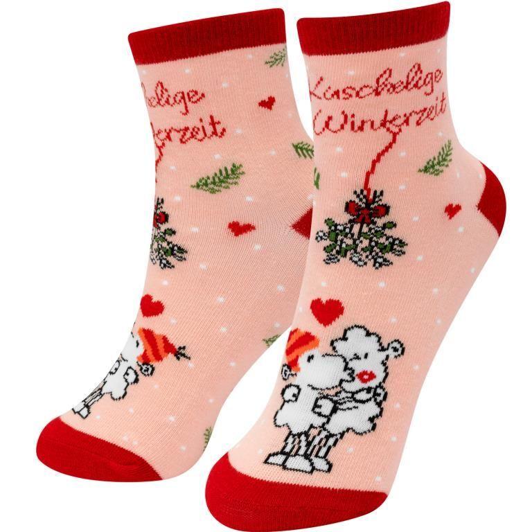 Zaubersocken Motiv Winterzeit