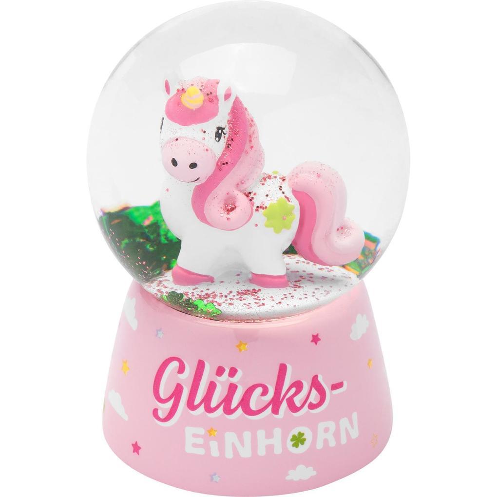 Traumkugel Motiv 'Glücks-Einhorn'