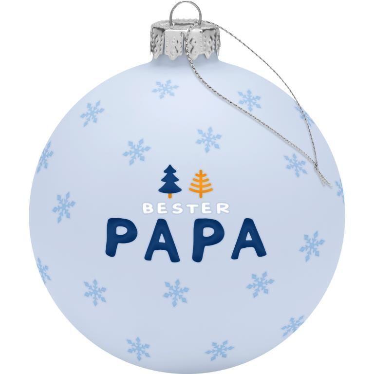 Weihnachtskugel Motiv Papa