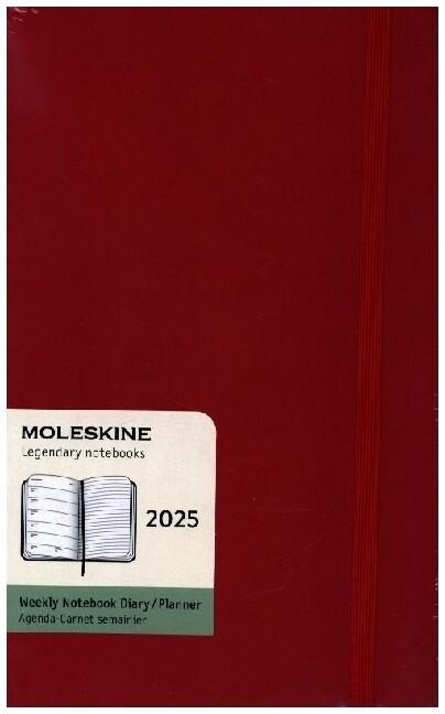 Moleskine 12 Monate Wochen Notizkalender 2025, Large/A5