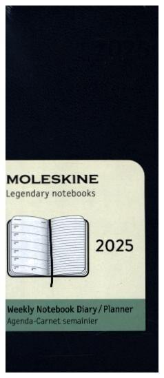 Moleskine 12 Monate Wochen Notizkalender 2025, Pocket/A6