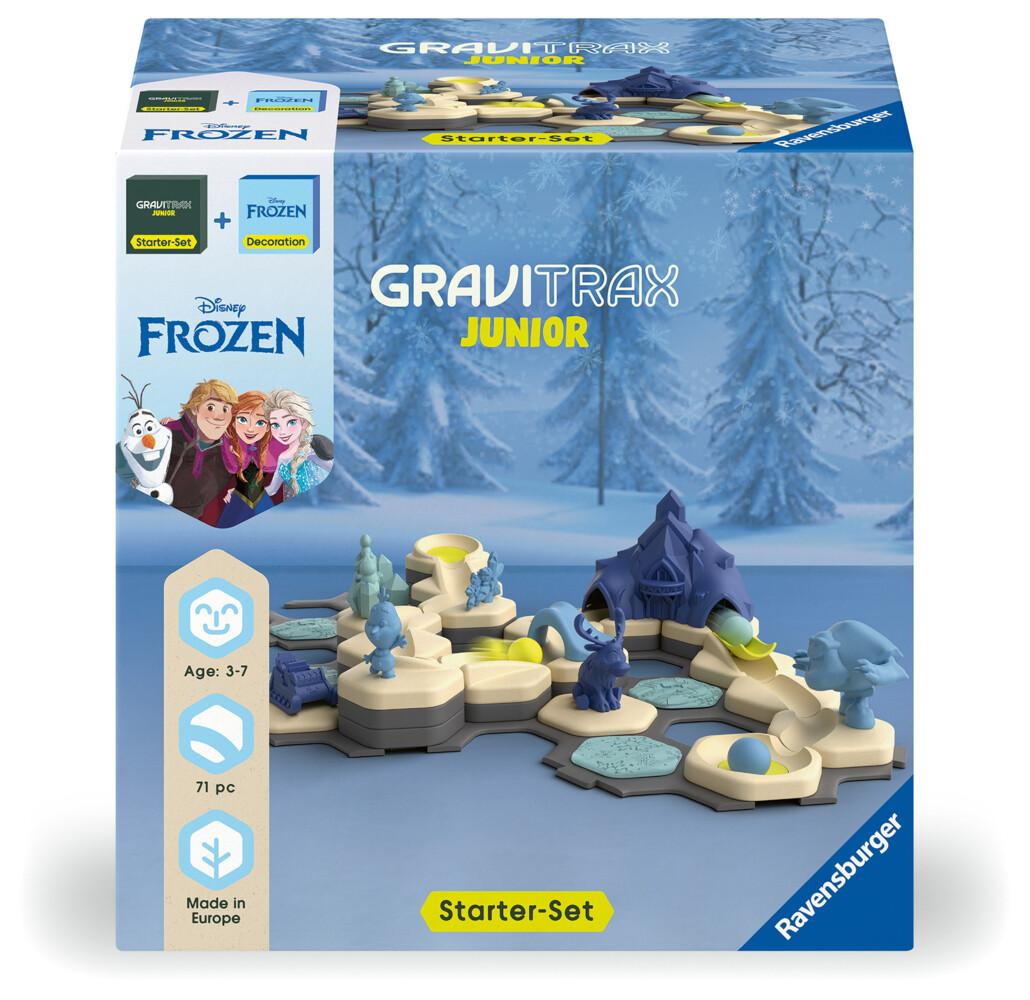 Ravensburger 73385 GraviTrax Junior Starter-Set Disney Frozen, Murmelbahn für Kinder ab 3 Jahren, mit Spielfiguren aus der Welt der Eiskönigin