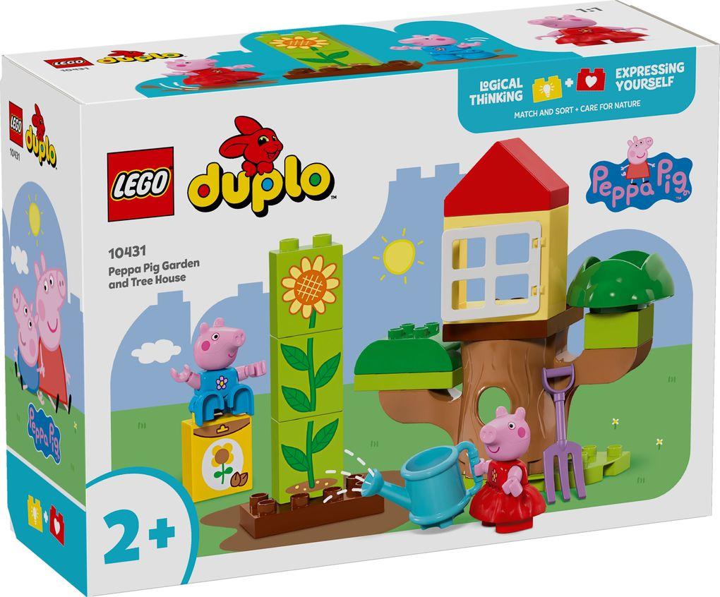 LEGO® DUPLO® Peppa Pig 10431 - Peppas Garten mit Baumhaus
