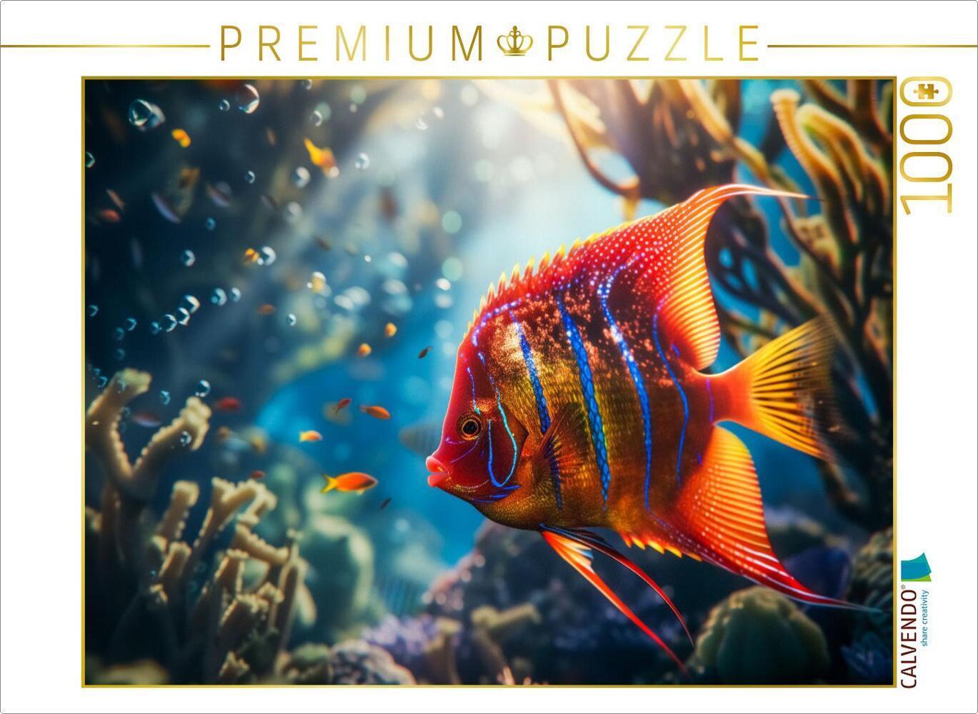 CALVENDO Puzzle Ein Motiv aus dem Kalender Exotische Fische | 1000 Teile Lege-Größe 64x48cm Foto-Puz