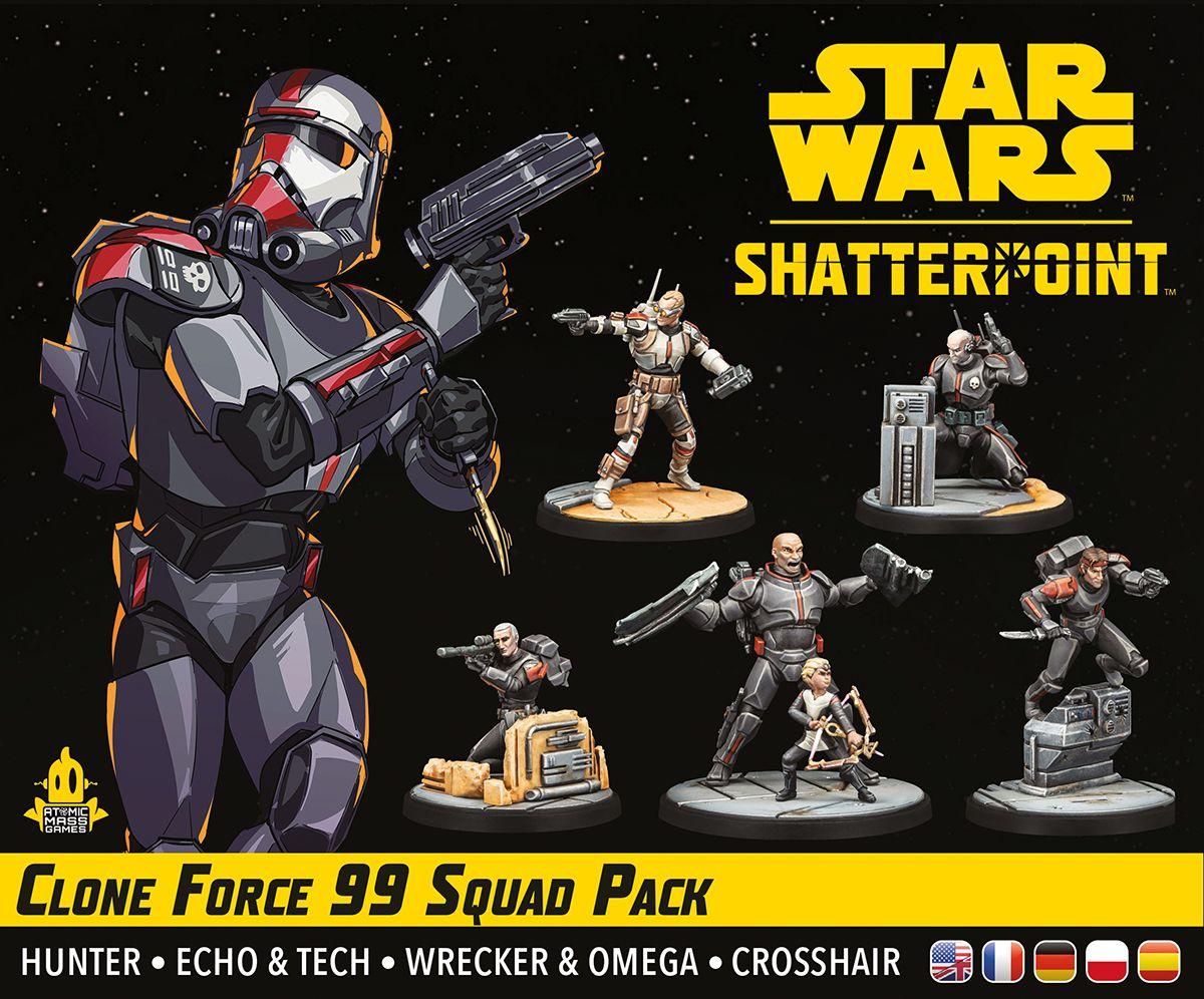 Atomic Mass Games - Star Wars Shatterpoint - Clone Force 99 Squad Pack