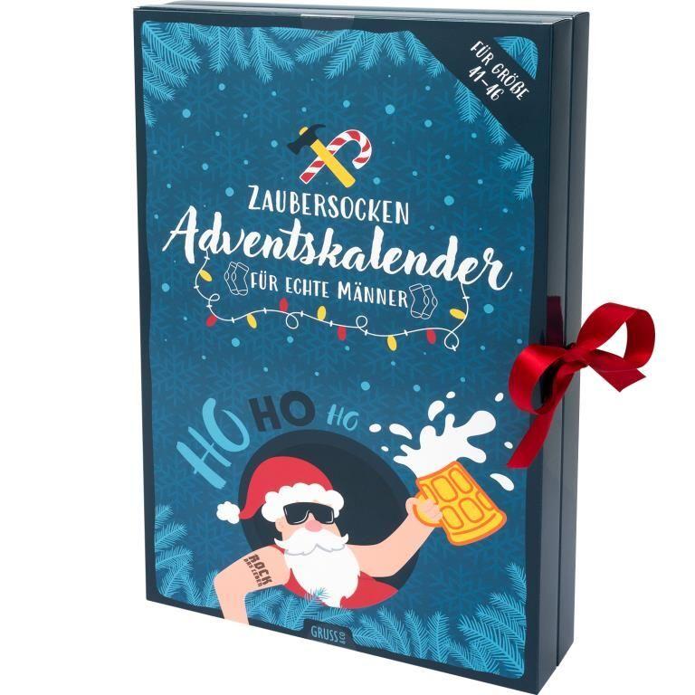 Adventskalender Zaubersocken "Für echte Männer"