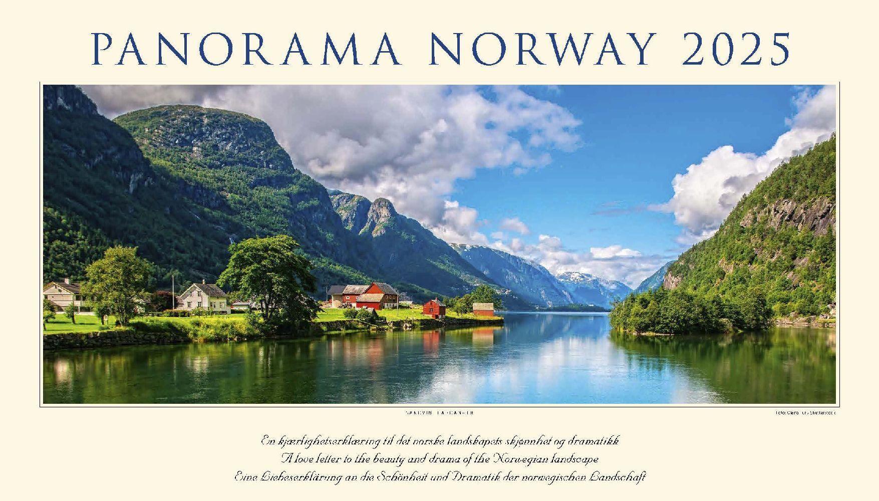 Panorama Norwegen 2025 Wandkalender