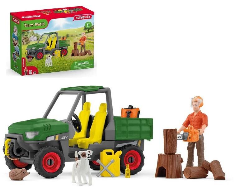 Schleich - Farm World - Waldbauer mit Fahrzeug