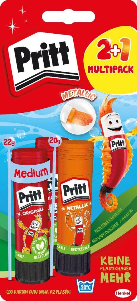 Pritt Kleben Pritt BTS Designstifte, 2 × 22 g + 1 × 20 g