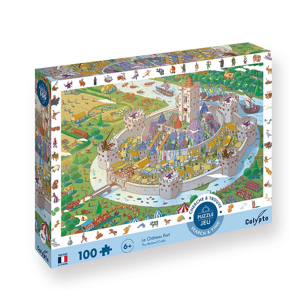 SentoSphere - Calypto - Puzzle - Schloss Château Fort, 100 XL Teile