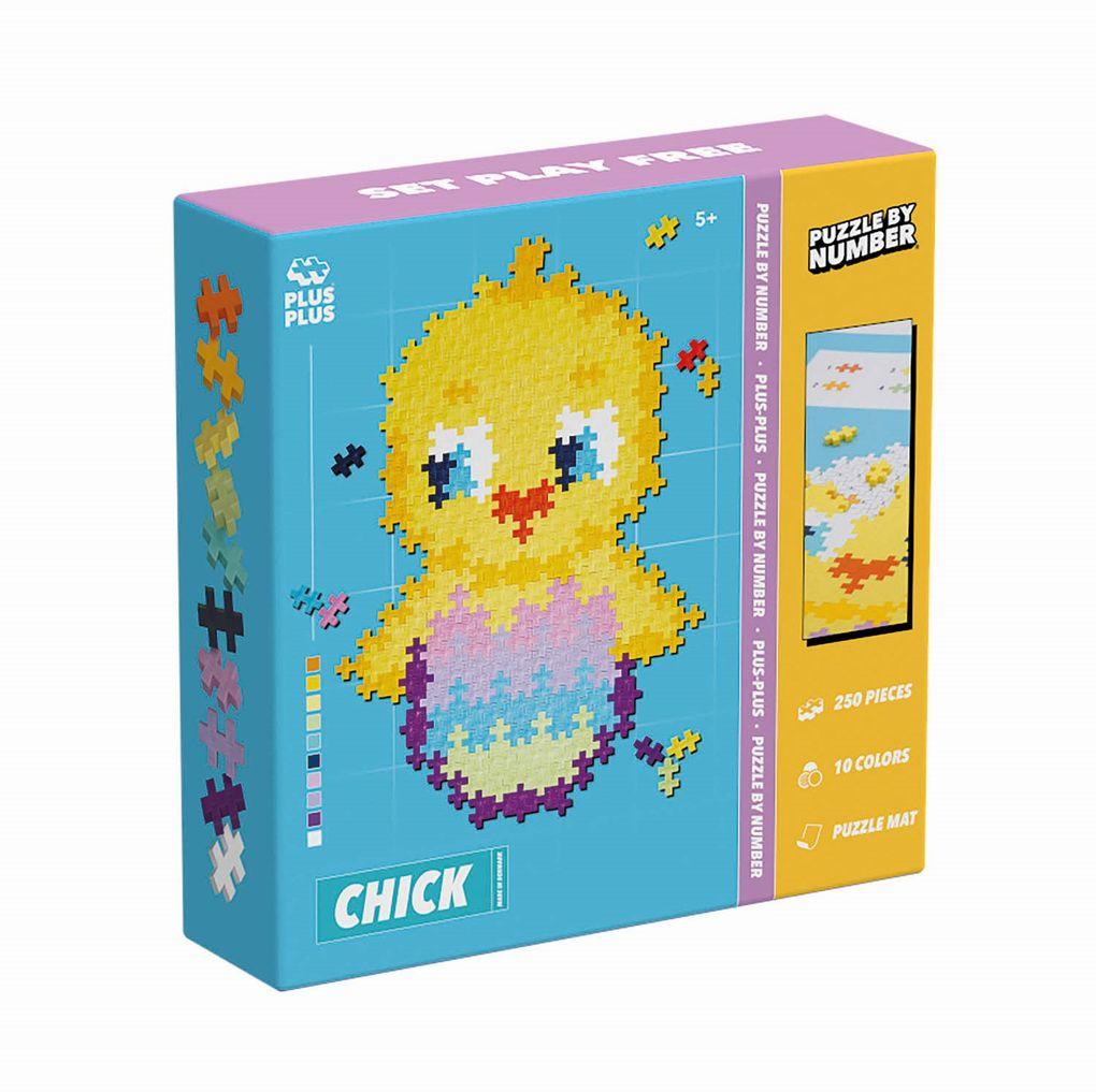 Plus-Plus - 250 Kreativ Bausteine Puzzle Küken