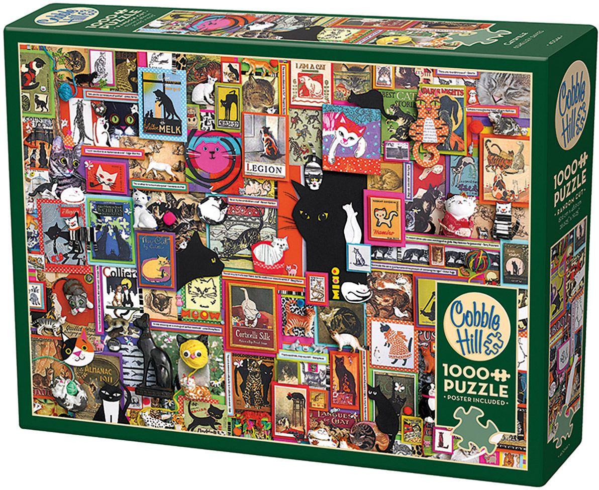 Cobble Hill - Katzen Collage, 1000 Teile