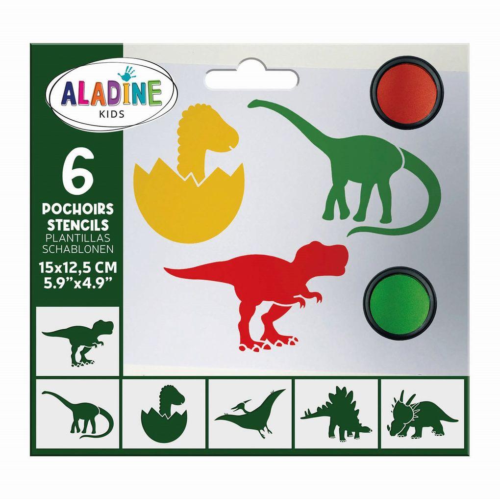 Aladine - Schablonen Dinosaurier