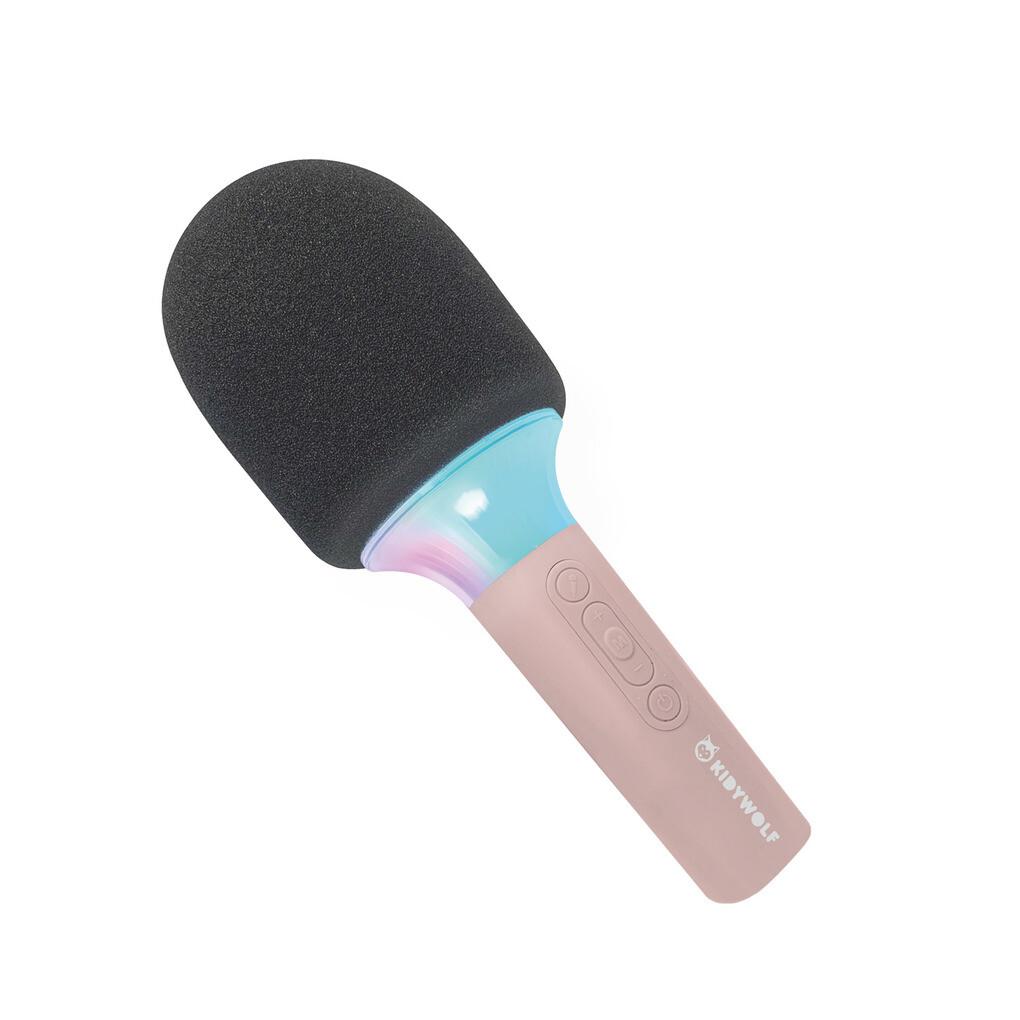 Kidywolf 418125 - Mikrofon Bluetooth mit Licht rosa