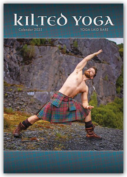 Kilted Yoga 2025 - A3-Posterkalender