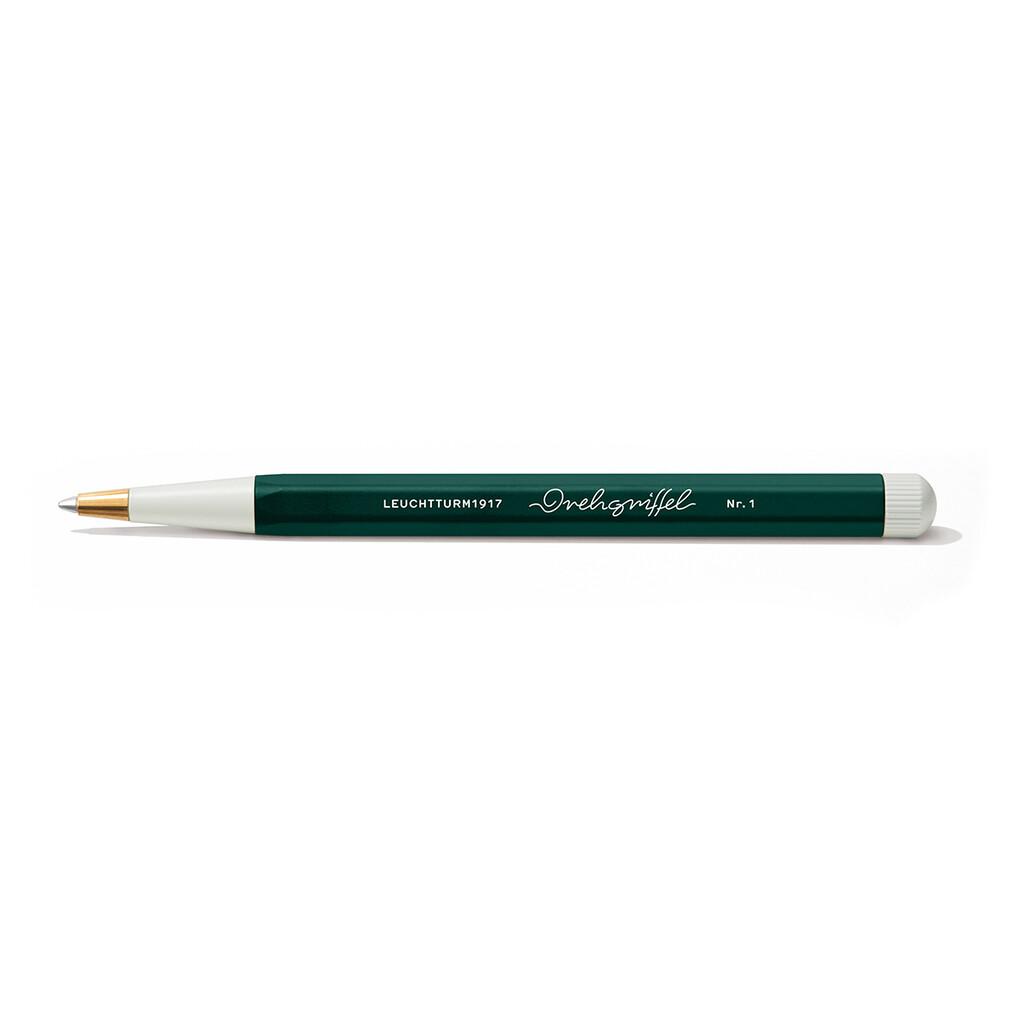 Drehgriffel Nr. 1, Forest Green - Kugelschreiber mit blauerMine