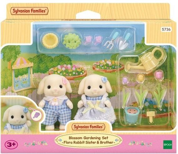 Sylvanian Families - Blumen- und Garten-Spielset mit Figuren