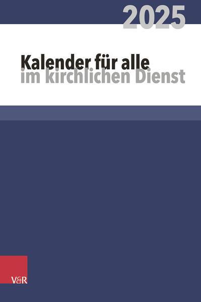 Kalender für alle im kirchlichen Dienst