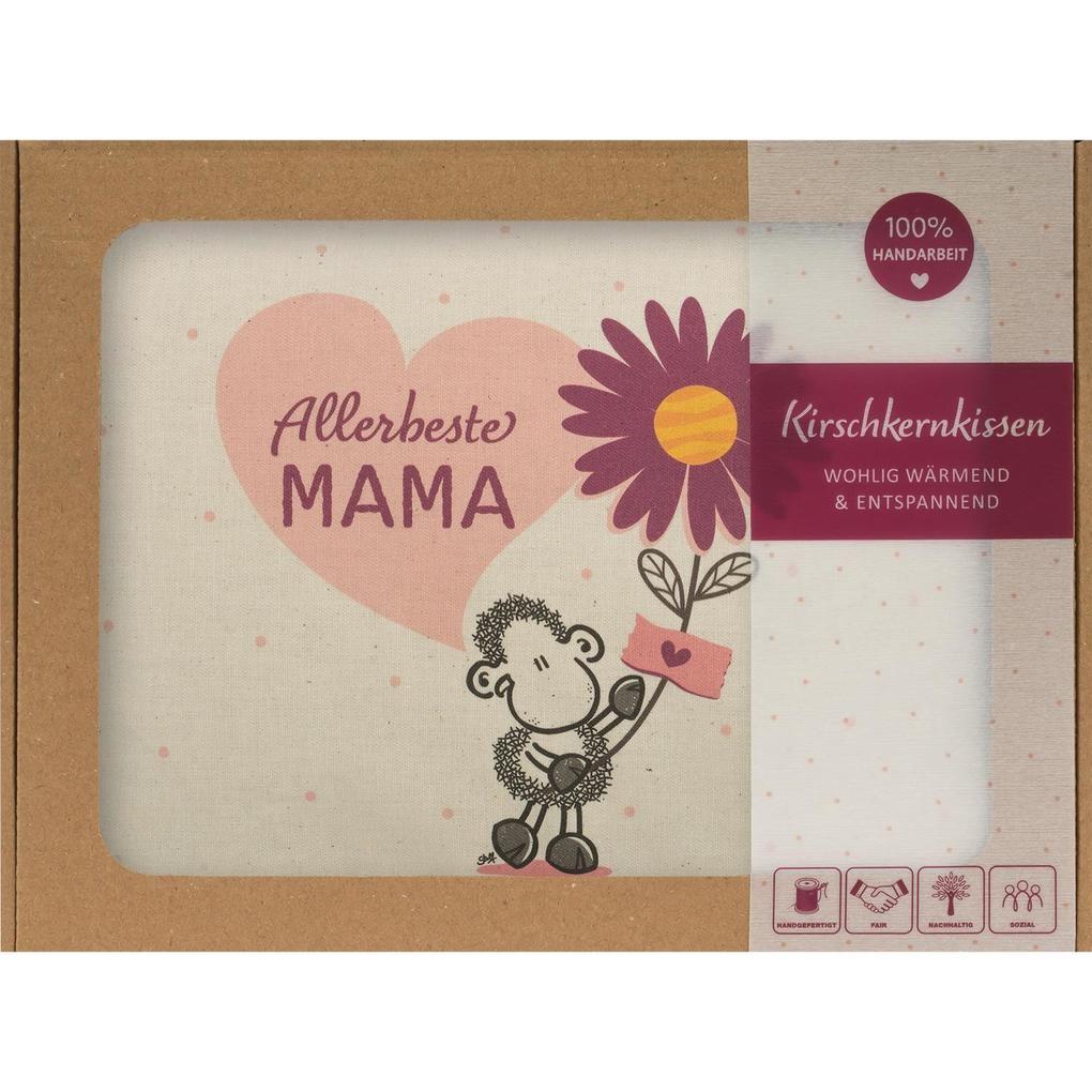 Sheepworld Kirschkernkissen Motiv "Allerbeste Mama"