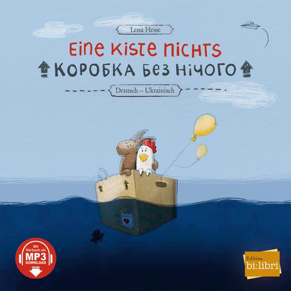 Eine Kiste Nichts. Kinderbuch Deutsch-Ukrainisch