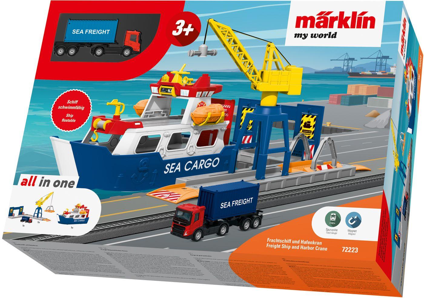 Märklin - Märklin my world - Frachtschiff und Hafenkran