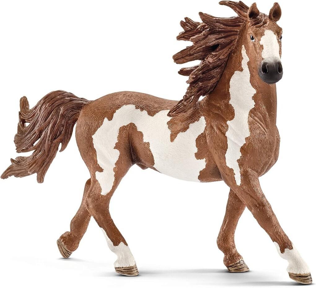 Schleich 13794 - Horse Club, Pinto Hengst, Tierfigur, Länge 16 cm