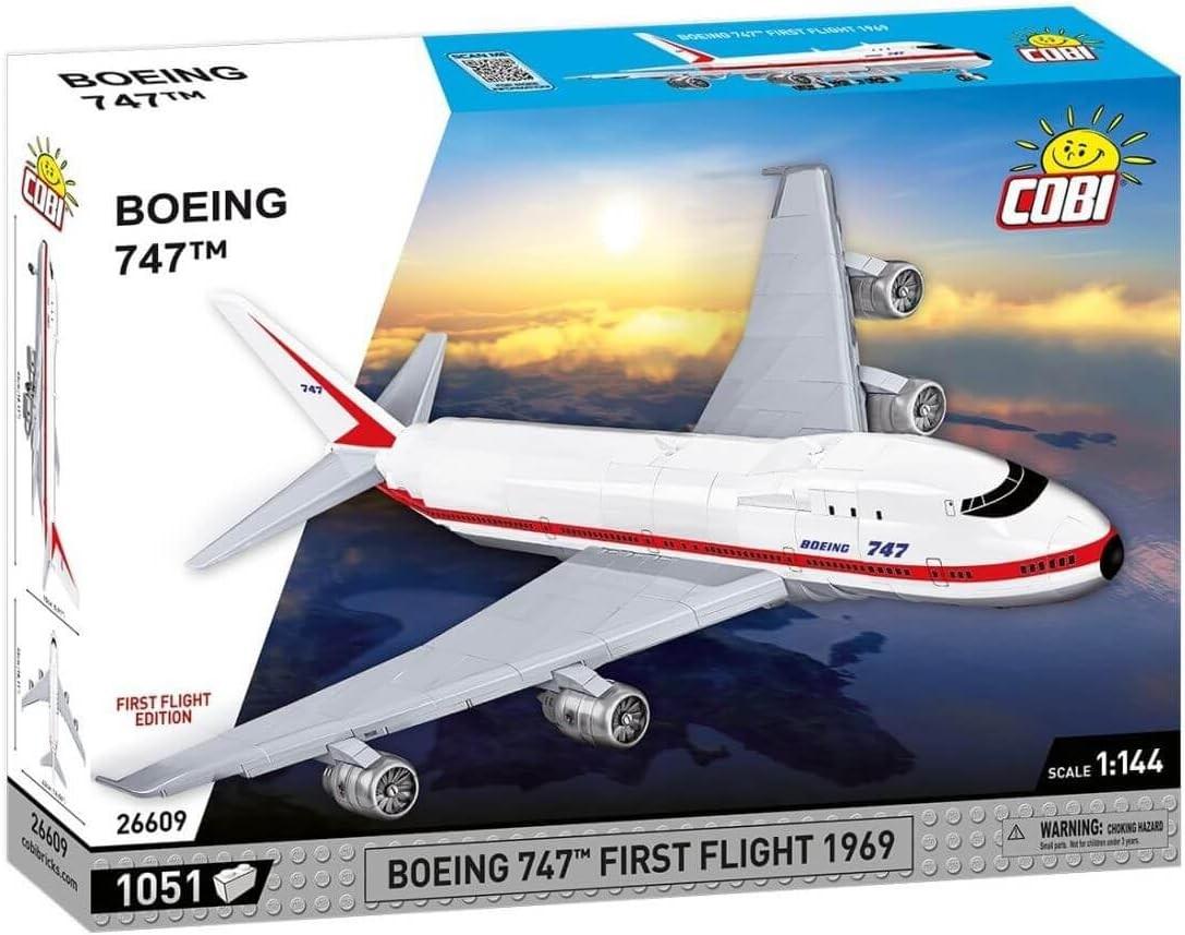 COBI 26609 - Boeing 747 First Flight 1969, Bausatz, 1051 Klemmbausteine