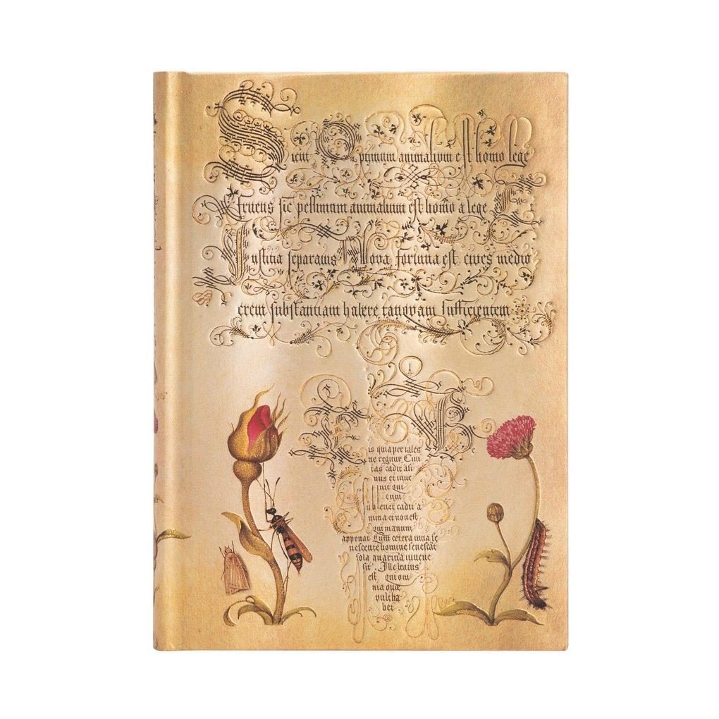 Hardcover Notizbuch Flämische Rose Midi Unliniert