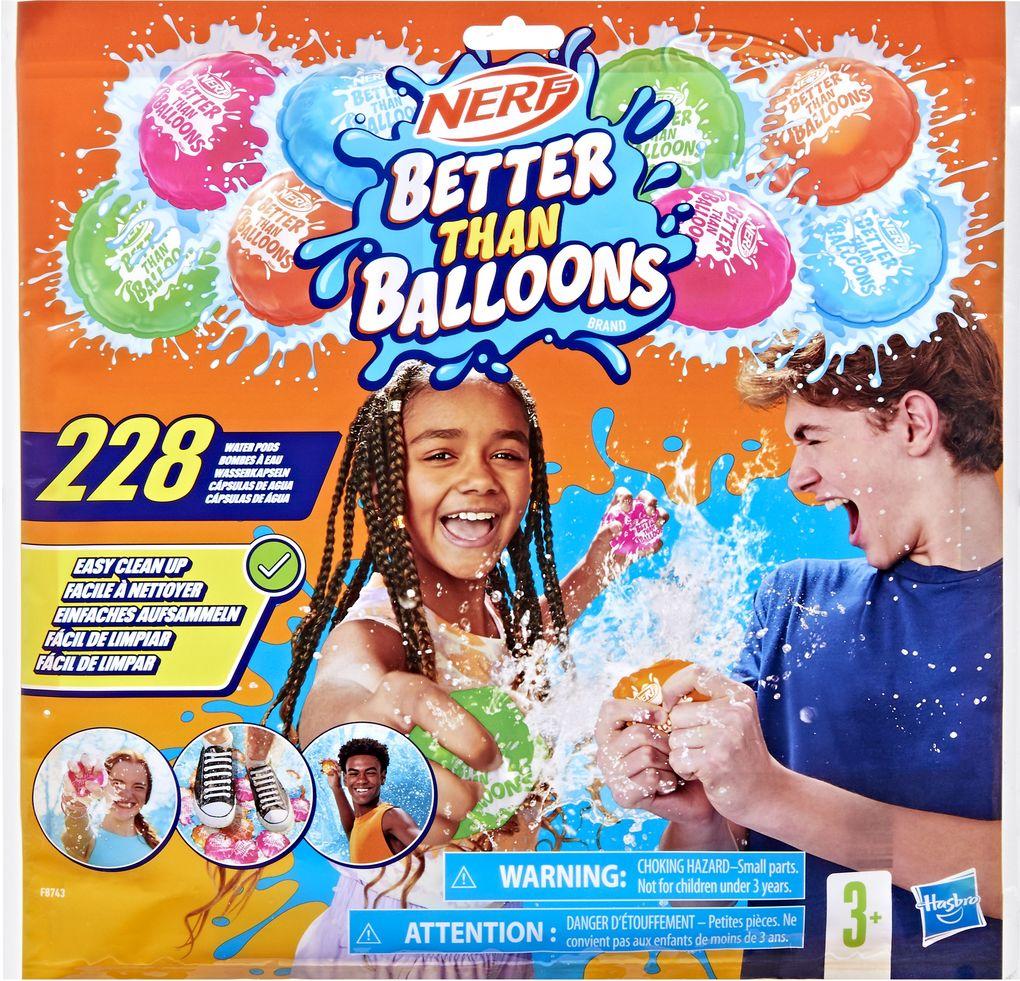 Hasbro - Nerf Better Than Balloons Wasserkapseln, 228 Stück