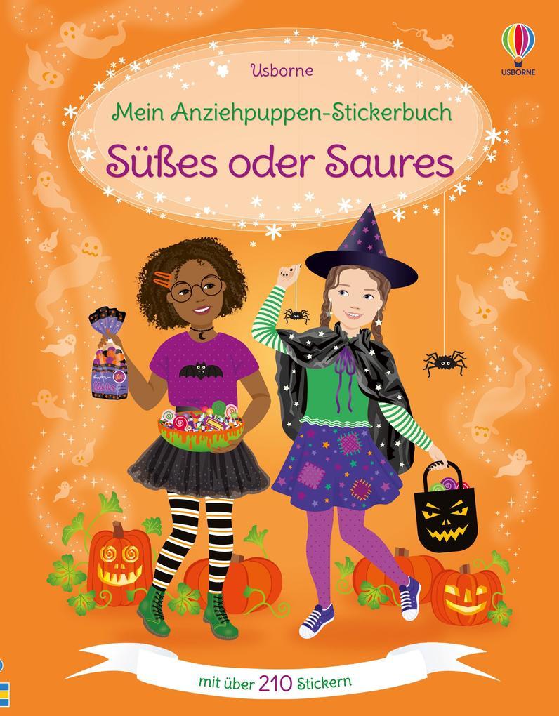 Mein Anziehpuppen-Stickerbuch: Süßes oder Saures