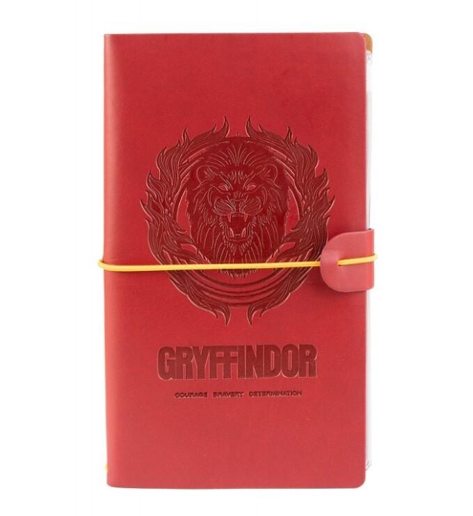 HARRY POTTER GRYFFINDOR TRAVEL JOURNAL - mit Kunstlederumschlag