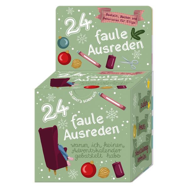 Adventskalender-Box "24 faule Ausreden" warum ich keinen Adventskalender gebastelt habe