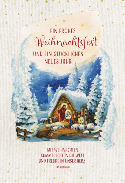 Ein frohes Weihnachtsfest und ein glückliches neues Jahr