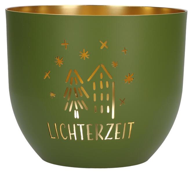 Lichterzeit. Windlicht aus Metall