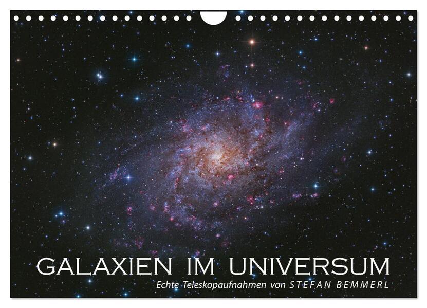 Galaxien im Universum (Wandkalender 2025 DIN A4 quer), CALVENDO Monatskalender