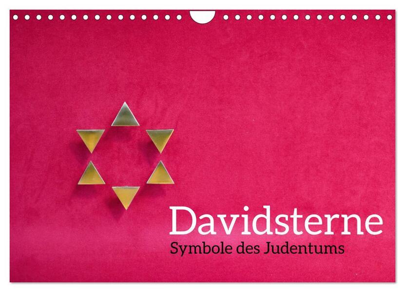 Davidsterne als Symbole des Judentums (Wandkalender 2025 DIN A4 quer), CALVENDO Monatskalender